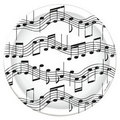 Musical Note Plate
